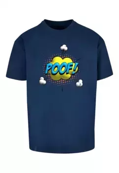 Футболка Merchcode "Мужская футболка Merchcode POOF Comic Heavy Oversized ", синий