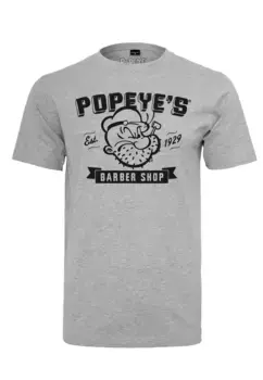 Футболка Merchcode "Мужская футболка Merchcode Popeye Barber Shop", серый