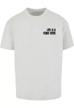 Футболка Merchcode "Мужская футболка Merchcode с комиксами Heavy Oversized ", цвет Lightasphalt