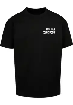 Футболка Merchcode "Мужская футболка Merchcode с комиксами Heavy Oversized ", черный