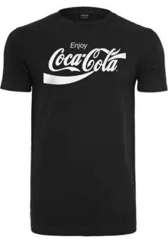 Футболка Merchcode "Мужская футболка Merchcode с логотипом Coca Cola", черный