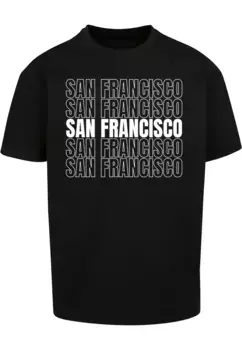 Футболка Merchcode "Мужская футболка Merchcode San Francisco X Heavy Oversize-BY102", черный