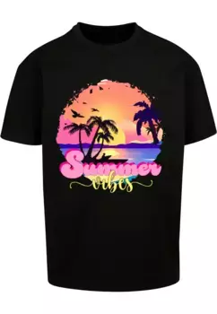 Футболка Merchcode "Мужская футболка Merchcode Summer Vibes Sunset Heavy Oversized ", черный