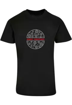 Футболка Merchcode "Мужская футболка Merry Christmas с круглым вырезом " Merchcode", черный