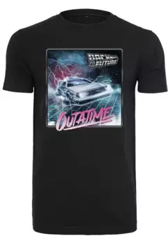 Футболка Merchcode "Мужская футболка "Назад в будущее Outatime", черный