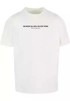 Футболка Merchcode "Мужская футболка Never Give Up Heavy Oversized", цвет Ready For Dye