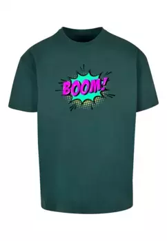 Футболка Merchcode "Мужская футболка оверсайз Merchcode BOOM Comic Heavy", зеленый