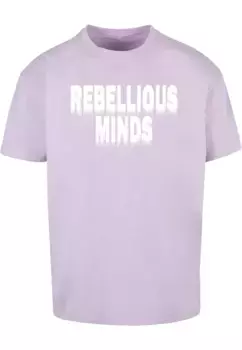 Футболка Merchcode "Мужская футболка Rebellious Minds Heavy Oversize", цвет Lilac