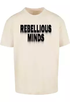 Футболка Merchcode "Мужская футболка Rebellious Minds Heavy Oversize", цвет Sand