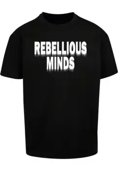 Футболка Merchcode "Мужская футболка Rebellious Minds Heavy Oversize", черный