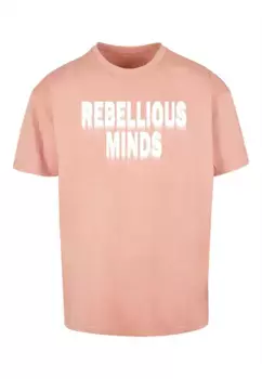Футболка Merchcode "Мужская футболка Rebellious Minds Heavy Oversize", цвет Amber