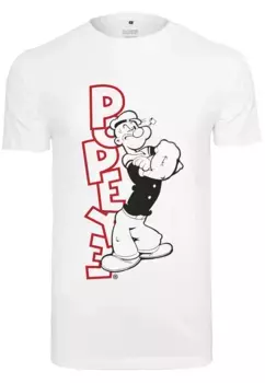 Футболка Merchcode "Мужская футболка-стойка Merchcode Popeye", белый
