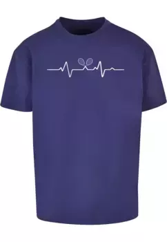 Футболка Merchcode "Мужская футболка Tennis Beats Heavy Oversized " Merchcode", синий