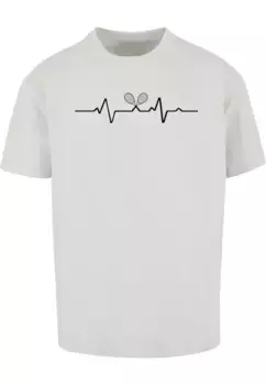 Футболка Merchcode "Мужская футболка Tennis Beats Heavy Oversized " Merchcode", цвет Lightasphalt