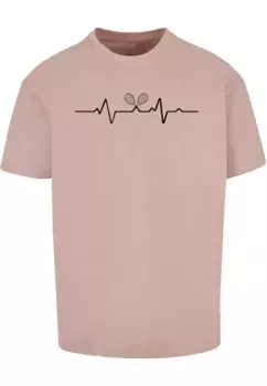 Футболка Merchcode "Мужская футболка Tennis Beats Heavy Oversized " Merchcode", цвет Duskrose