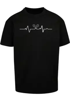 Футболка Merchcode "Мужская футболка Tennis Beats Heavy Oversized " Merchcode", черный