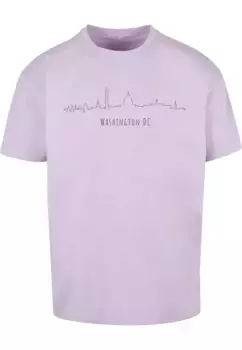 Футболка Merchcode "Мужская футболка Washington Heavy Oversize Merchcode-BY102", цвет Lilac