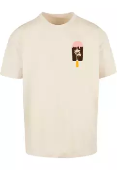Футболка Merchcode "Мужская летняя футболка Merchcode — футболка Icecream Heavy Oversize", цвет Sand