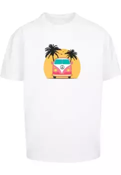 Футболка Merchcode "Мужская летняя футболка Merchcode — футболка Van Heavy Oversize", белый