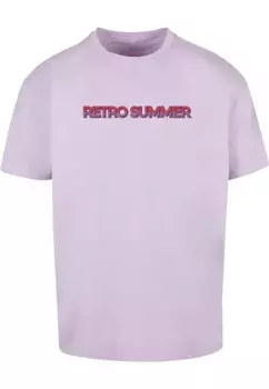 Футболка Merchcode "Мужская летняя футболка Merchcode Heavy Oversize в стиле ретро", цвет Lilac