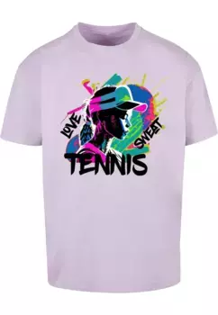 Футболка Merchcode "Мужская теннисная футболка Merchcode Love, Sweat - Heavy Oversize ", цвет Lilac