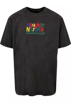 Футболка Merchcode NAUGHTY BY NATURE, черный