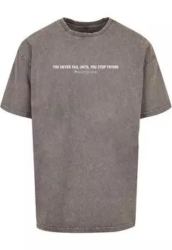 Футболка Merchcode NEVER GIVE UP, цвет Muddy Colored