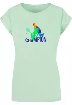 Футболка Merchcode NEXT CHAMPION, цвет Green/Pastel Green