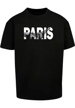 Футболка Merchcode PARIS EIFFEL TOWER, черный