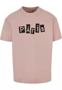 Футболка Merchcode PARIS, темно-розовый