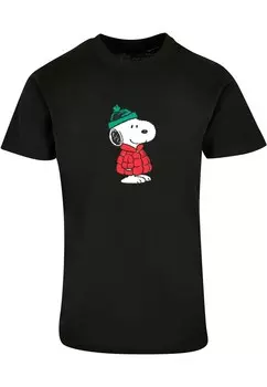 Футболка Merchcode Peanuts Snoopy Dressed Up, черный