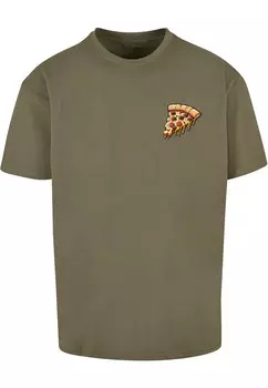 Футболка Merchcode PIZZA COMIC, цвет Grass Green/Dark Green