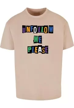 Футболка Merchcode PLEASE, бежевый