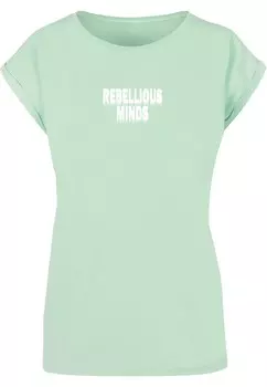 Футболка Merchcode REBELLIOUS MINDS, цвет Mint