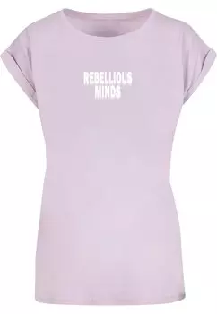 Футболка Merchcode REBELLIOUS MINDS, лавандовый