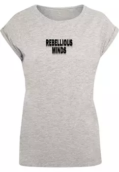 Футболка Merchcode REBELLIOUS MINDS, серый