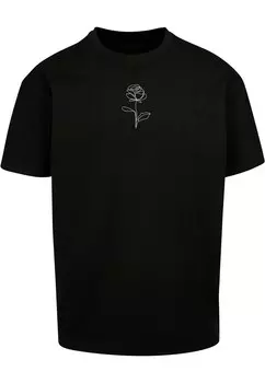 Футболка Merchcode ROSE, черный
