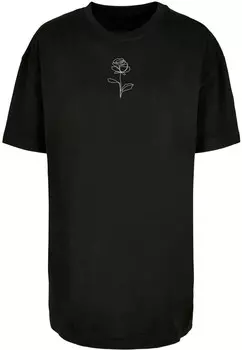 Футболка Merchcode ROSE, черный