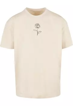 Футболка Merchcode ROSE, песочный