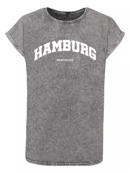 Футболка Merchcode s, цвет grey black