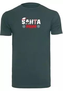 Футболка Merchcode SANTA SQUAD, зеленый