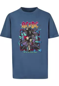 Футболка Merchcode Shirt ACDC - Blow Up Your Video, синий