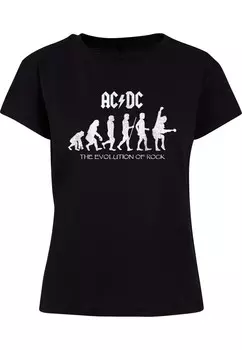 Футболка Merchcode Shirt ACDC - Evolution Of Rock, черный