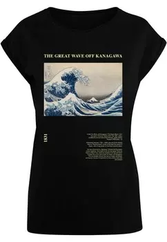 Футболка Merchcode Shirt Apoh - Hokusai 1831, черный