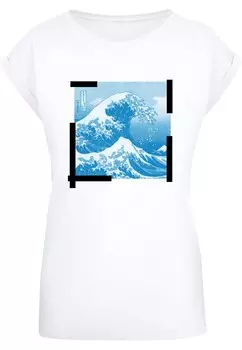 Футболка Merchcode Shirt APOH - Hokusai Tape, белый