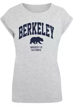 Футболка Merchcode Shirt Berkeley University - Bear, пятнистый серый