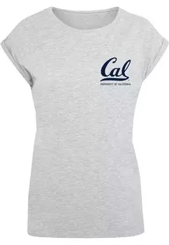 Футболка Merchcode Shirt Berkeley University - CAL, пятнистый серый