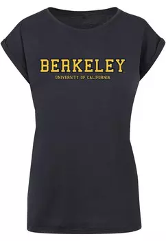 Футболка Merchcode Shirt Berkeley University - Script, цвет marine blue/navy