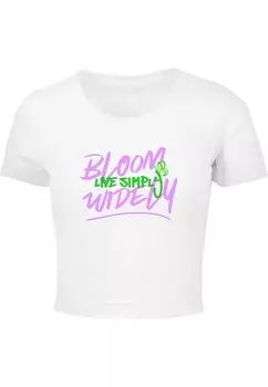 Футболка Merchcode Shirt Bloom Widely, белый