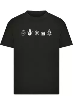 Футболка Merchcode Shirt Christmas, черный